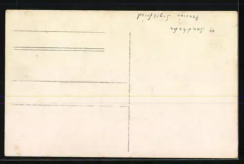 Foto-AK Sonthofen, Pension Sigisfried