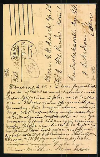 AK Hamburg-Rotherbaum, Villa Mittelweg 98