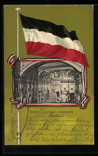 AK Bremen, Rathskeller, Bacchuszimmer