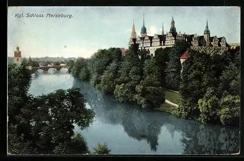 AK Merseburg, Blick auf das königliche Schloss