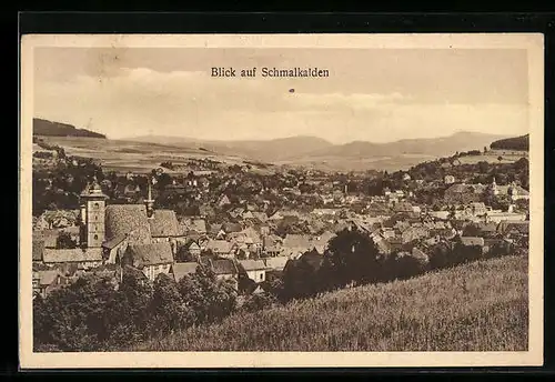 AK Schmalkalden, Gesamtansicht aus der Vogelschau