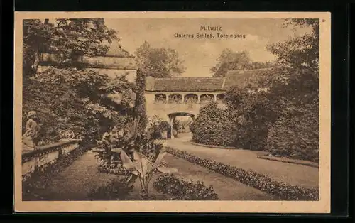 AK Mitwitz, Toreingang am unteren Schloss