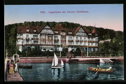 AK Kiel, Logierhaus des Kaiserl. Yachtklubs