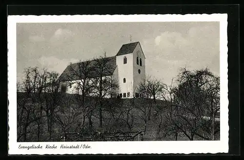 AK Hainstadt /Odw., Evangelische Kirche