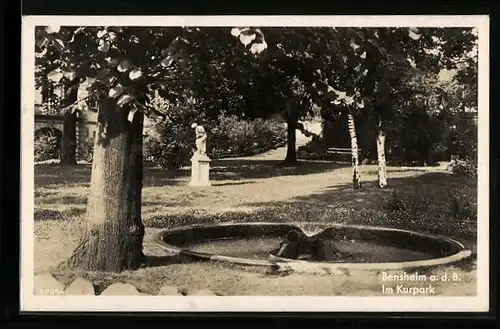 AK Bensheim a. d. B., Im Kurpark