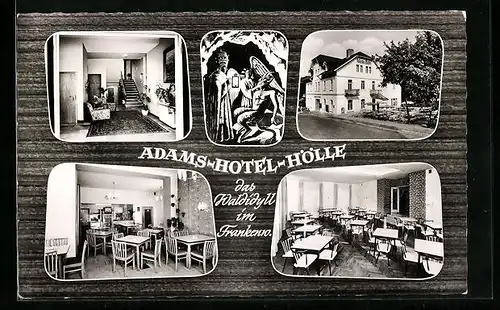 AK Bad Steben, Adams-Hotel Hölle, Bes. K. Kessler