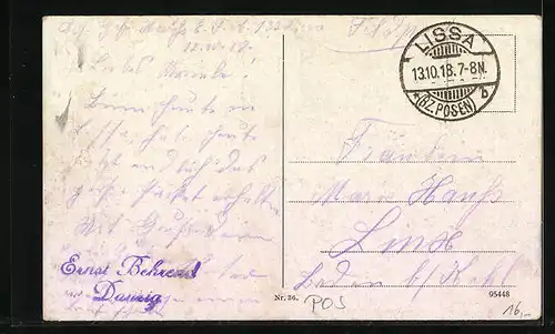 AK Lissa, Kaiser Wilhelm-Strasse