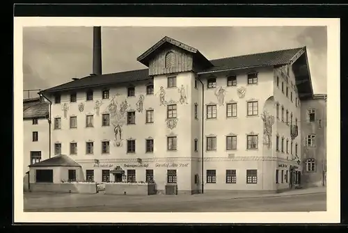AK Holzkirchen i. Obb., Brauereigasthof Alte Post