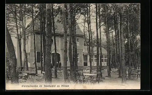 AK Hilden, Gasthof Waldschenke im Stadtwald