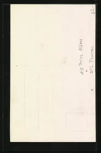 AK Thurnau, Prinz Alfons vor dem Aufbruch zu einer Jagd