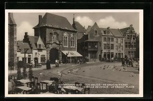 AK Antwerpen, Oud Belgie, de groote Markt