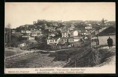AK Salonique, Ville haute, Quartier Turc