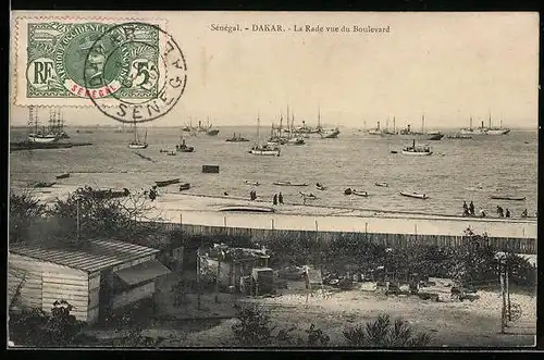 AK Dakar, La Rade vue du Boulevard