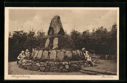 AK Rantrum, Denkmal Kriegerehrung