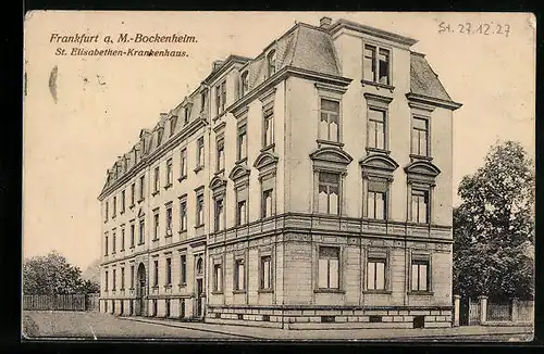 AK Frankfurt a. Main-Bockenheim, St. Elisabethen-Krankenhaus