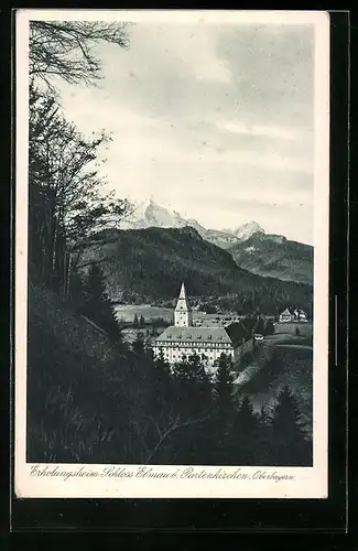 AK Partenkirchen /Obb., Erholungsheim Schloss Elmau