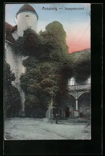 AK Annaburg /Bez. Halle, Trompeterstand