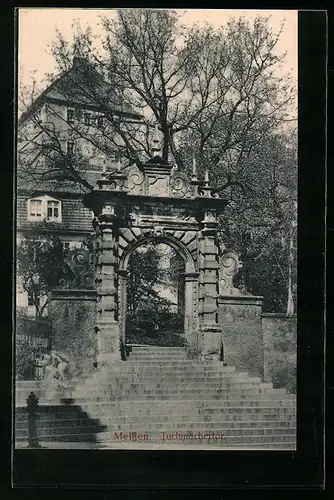 AK Meissen, Partie am Tuchmachertor