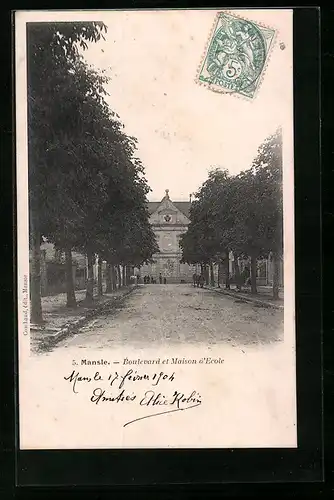 AK Mansle, Boulevard et Maison d`Ecole