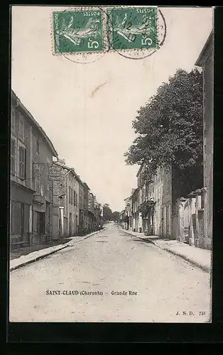 AK Saint-Claud, Grande Rue