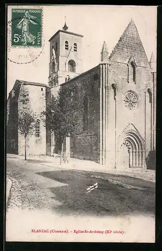 AK Blanzac, Eglise St-Arthèmy