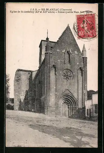AK Blanzac, Eglise de St-Anthèmy