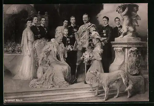 AK Kaiser Wilhelm II. und Auguste Victoria von Preussen