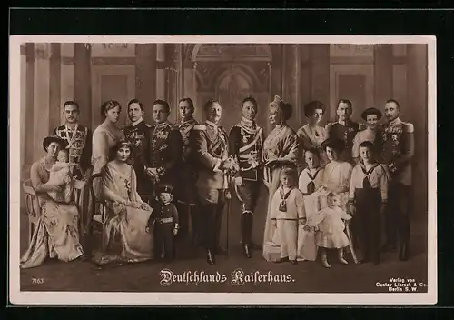 AK Deutschlands Kaiserhaus, Wilhelm II. von Preussen