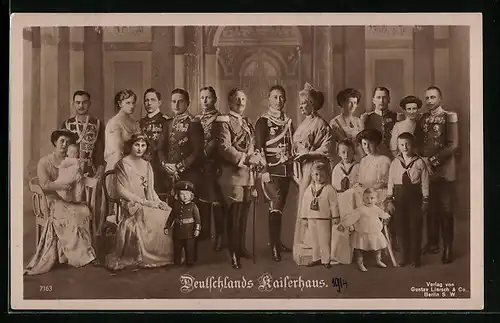 AK Deutschlands Kaiserhaus, Wilhelm II. von Preussen