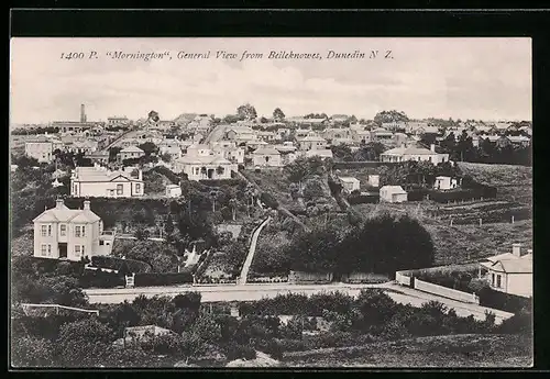 AK Dunedin, Mornington, General View frim Beileknowes
