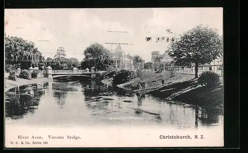 AK Christchurch, River Avon, Victoria Bridge