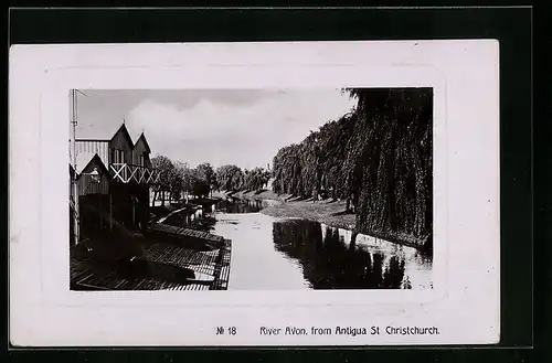 AK Christchurch, River Avon from Antigua St. Christchurch