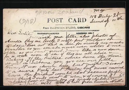 AK Gisborne, From Kaiti Hill