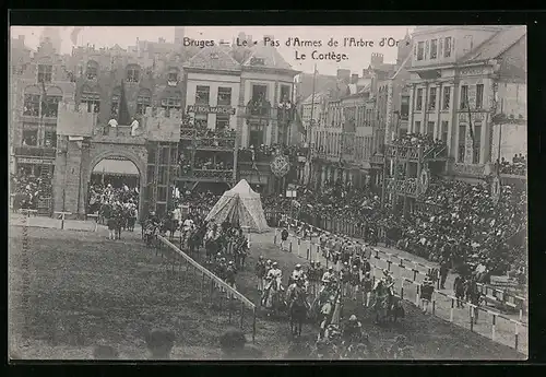 AK Bruges, Le Pas d`Armes de l`Arbre d`Or, Le Cortège