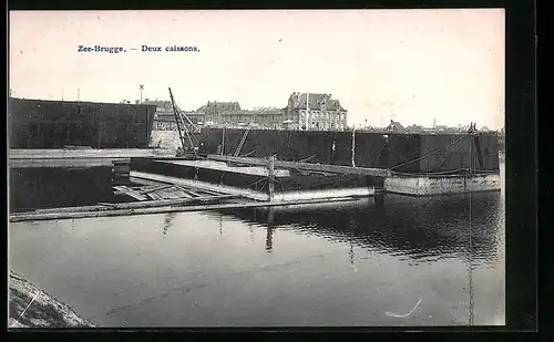 AK Zee-Brugge, Deux caissons