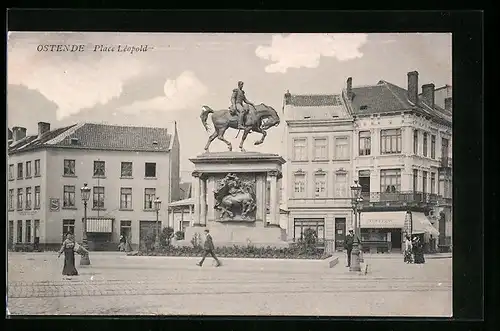 AK Ostende, Place Léopold