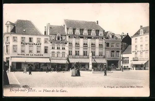 AK Heyst-sur-Mer, Place de la Gare