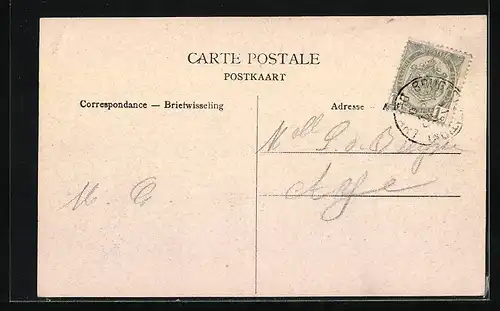 AK Bruges, Cortège du Pas de l`Arbre d`or 1907