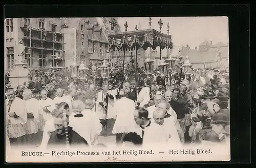 AK Brugge, Plechtige Processie van het H. Bloed, Het Heilig Bloed