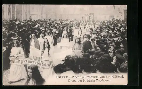 AK Brugge, Plechtige Processie van het H. Bloed, Groep der H. Mria Magdalena