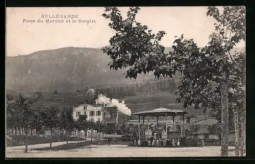 AK Bellegarde, Place du Marche et le Sorgiat