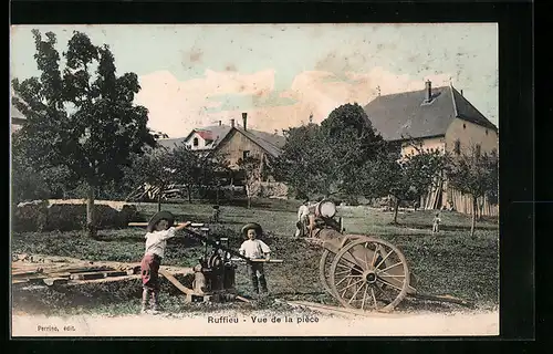 AK Ruffieu, Vue de la pièce