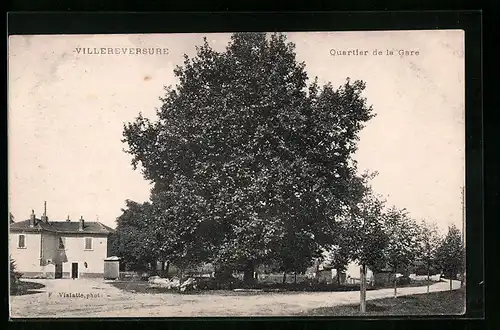 AK Villereversure, Quartier de la Gare