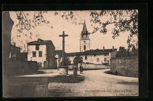 AK Villereversure, Place de la Croix