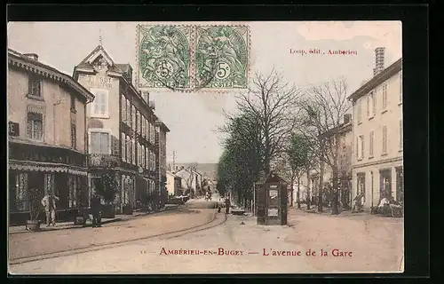 AK Ambérieu-en-Bugey, L`avenue de la Gare