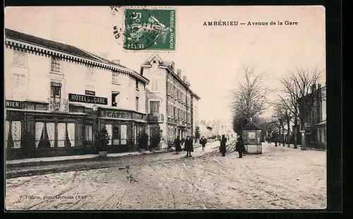 AK Ambérieu, Avenue de la Gare