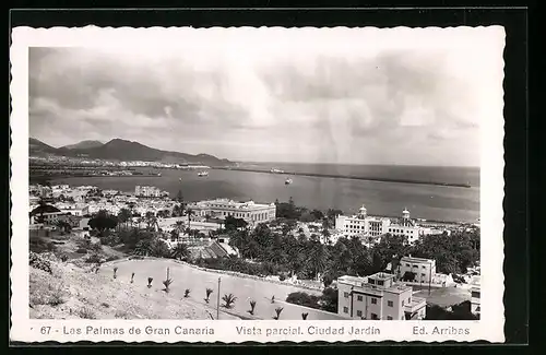 AK Las Palmas, Vista parcial, Ciudad Jardin