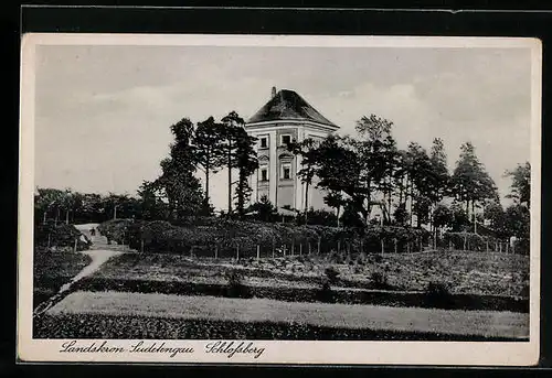 AK Landeskron im Sudetengau, Schloss auf dem Schlossberg