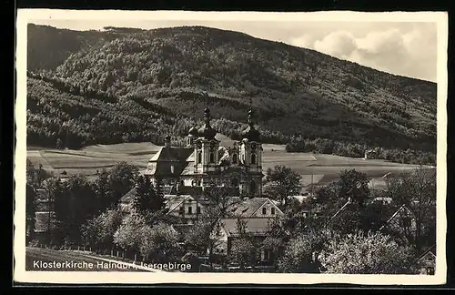 AK Haindorf /Isergebirge, Ansicht der Klosterkirche