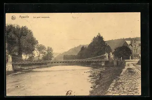 AK Aywaille, Le pont suspendu